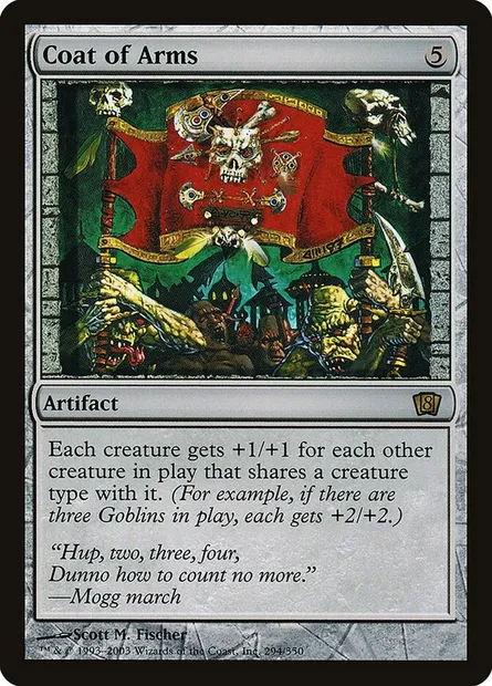 Blason, carte Magic 8ED 294★ — extension Huitième Edition