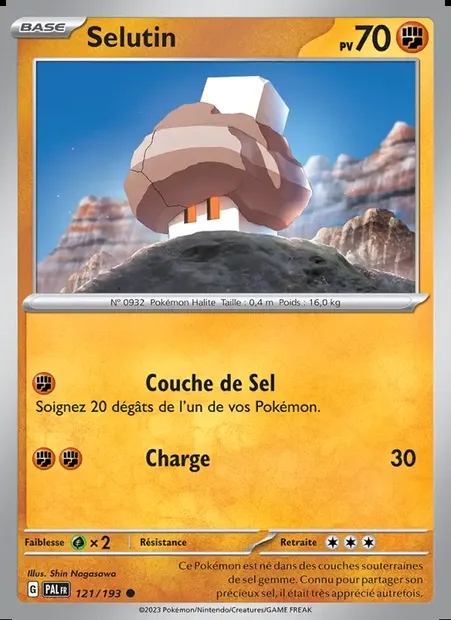 Selutin, carte Pokémon PAL 121 — extension Évolutions à Paldea