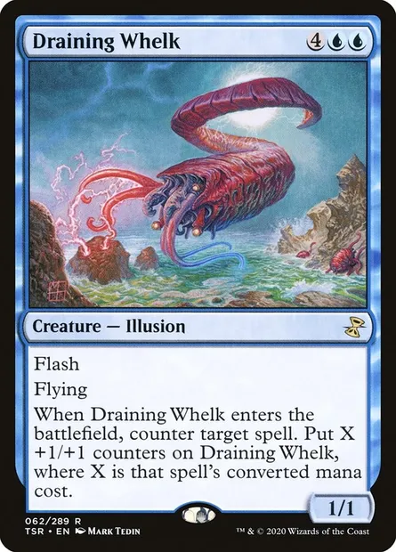 Draining Whelk, Magic card TSR 62 — Time Spiral Remastered set