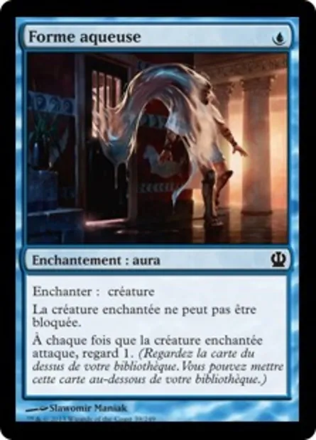 Forme aqueuse, carte Magic THS 39 — extension Theros