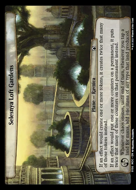 Selesnya Loft Gardens, Magic card MOC 156 — March of the Machine Commander set