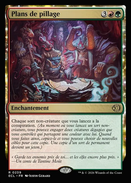 Plans de pillage, carte Magic ECL 239 — extension Lorwyn Eclipsed