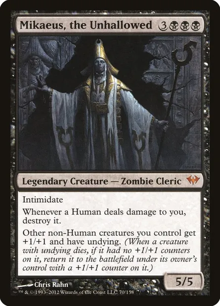 Mikaeus, the Unhallowed, Magic card DKA 70 — Dark Ascension set