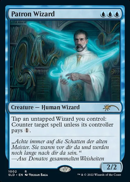 Patron Wizard, Magic card SLD 1002 — Secret Lair Drop set