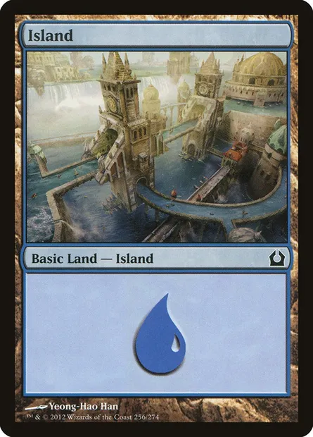 Island, Magic card RTR 256 — Return to Ravnica set