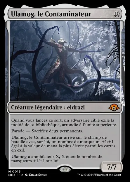 Ulamog, le Contaminateur, carte Magic MH3 15 — extension Modern Horizons 3