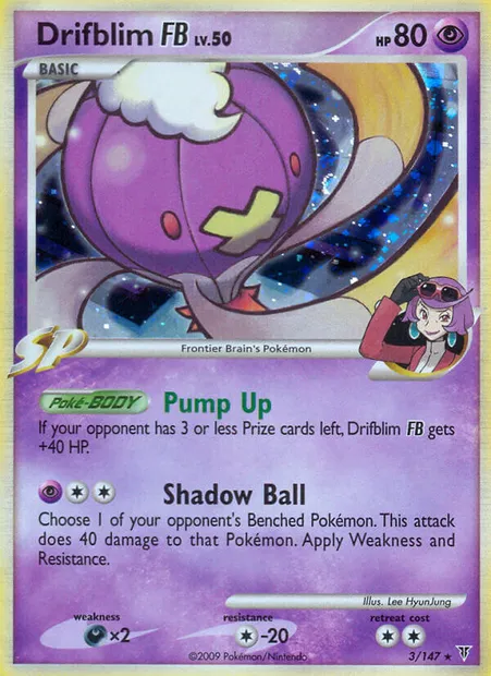 Drifblim FB, Pokémon card SV 3 — Supreme Victors set