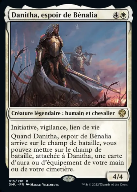 Danitha, espoir de Bénalia, carte Magic DMU 15 — extension Dominaria Uni