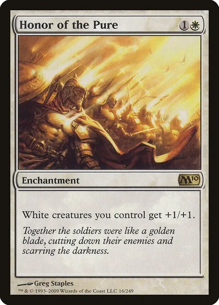 Honor of the Pure, Magic card M10 16 — Magic 2010 set