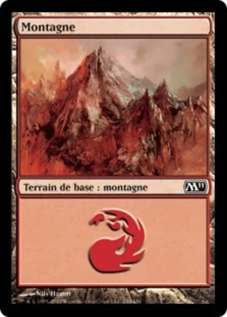 Montagne, carte Magic M11 244 — extension Magic 2011