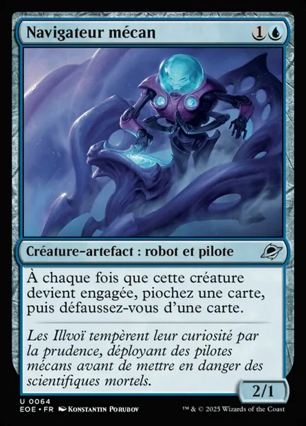 Navigateur mécan, carte Magic EOE 64 — extension Edge of Eternities
