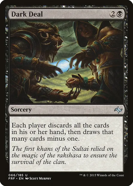 Dark Deal, Magic card FRF 66 — Fate Reforged set