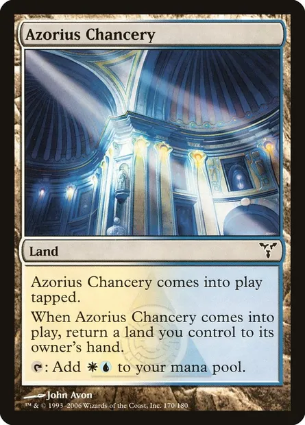 Azorius Chancery, Magic card DIS 170 — Dissension set
