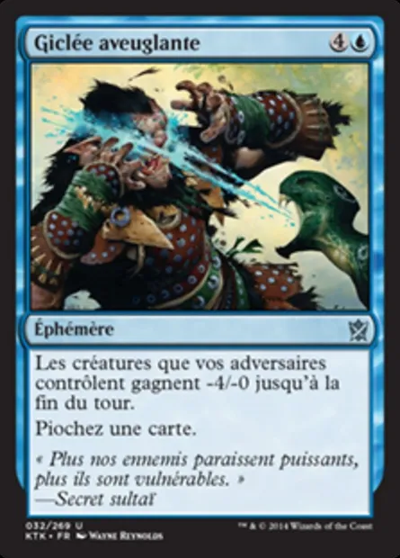 Giclée aveuglante, carte Magic KTK 32 — extension Les Khans de Tarkir