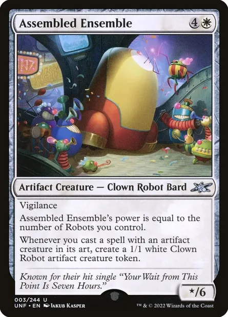 Assembled Ensemble, Magic card UNF 3 — Unfinity set