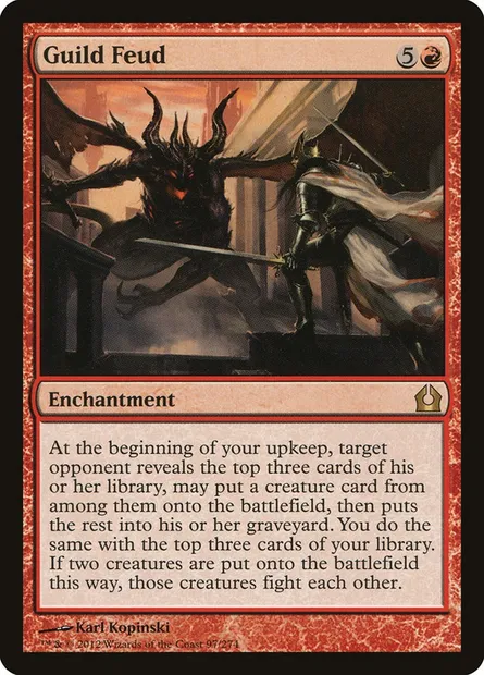 Guild Feud, Magic card RTR 97 — Return to Ravnica set