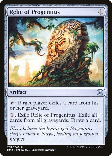 Relique de Progénitus, carte Magic EMA 231 — extension Eternal Masters