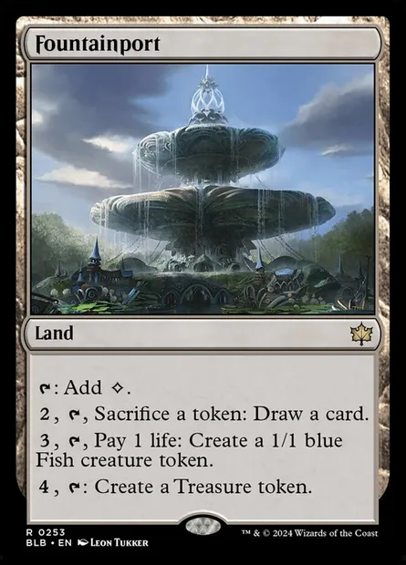 Fountainport, Magic card BLB 253 — Bloomburrow set