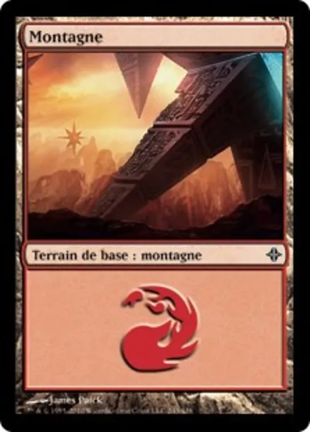 Montagne, carte Magic ROE 243 — extension L'ascension des Eldrazi