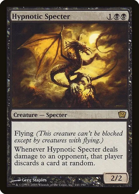 Hypnotic Specter, Magic card 9ED 141★ — Ninth Edition set