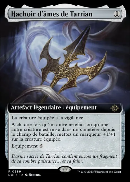 Hachoir d'âmes de Tarrian, carte Magic LCI 389 — extension The Lost Caverns of Ixalan