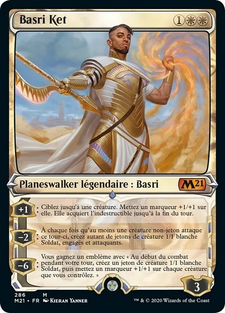 Basri Ket, carte Magic M21 286 — extension Core Set 2021