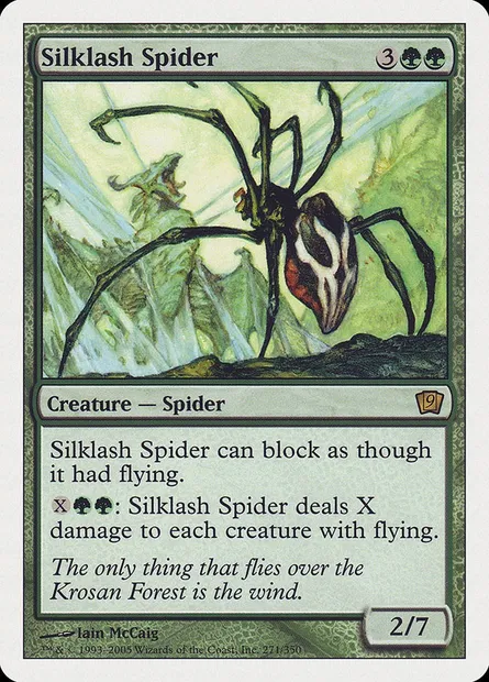 Silklash Spider, Magic card 9ED 271 — Ninth Edition set