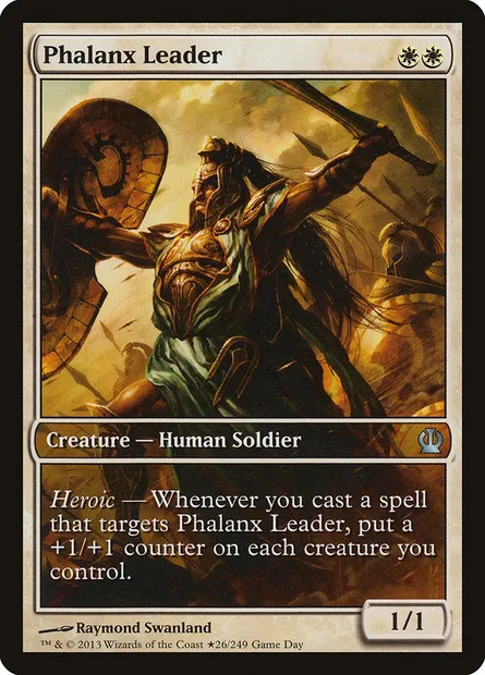 Chef de phalange, carte Magic PTHS 26 — extension Theros Promos