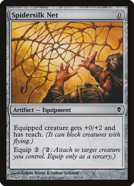 Spidersilk Net, Magic card ZEN 206 — Zendikar set