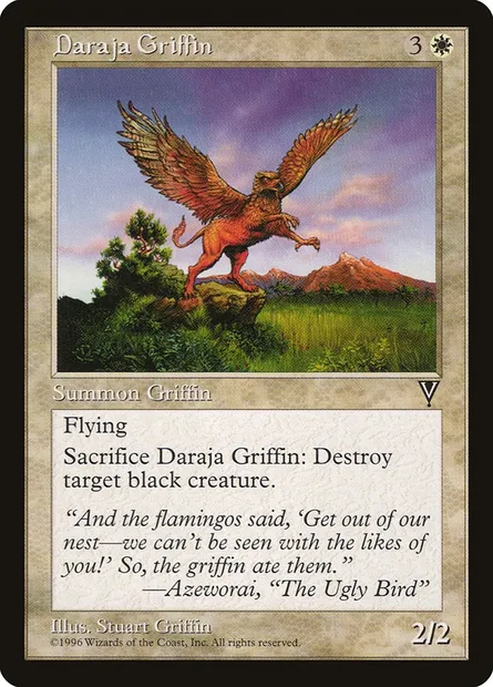 Daraja Griffin, Magic card VIS 2 — Visions set