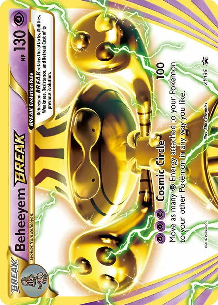 Beheeyem BREAK, Pokémon card XY 135 — XY Black Star Promos set
