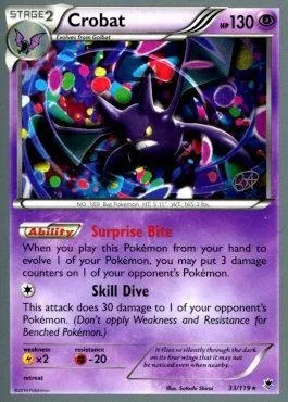 Crobat, Pokémon card WCD15 033-2 — World Championship Decks 2015 set