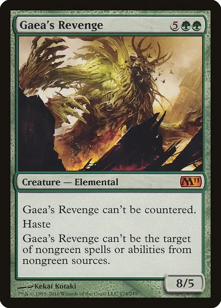 Gaea's Revenge, Magic card M11 174 — Magic 2011 set