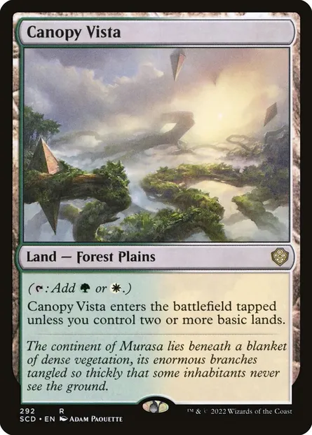 Canopy Vista, Magic card SCD 292 — Starter Commander Decks set