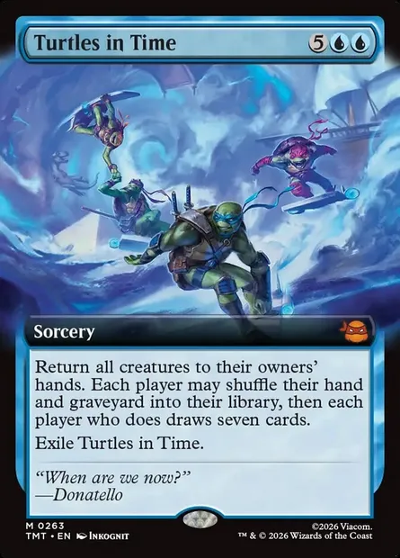 Turtles in Time, Magic card TMT 263 — Teenage Mutant Ninja Turtles set