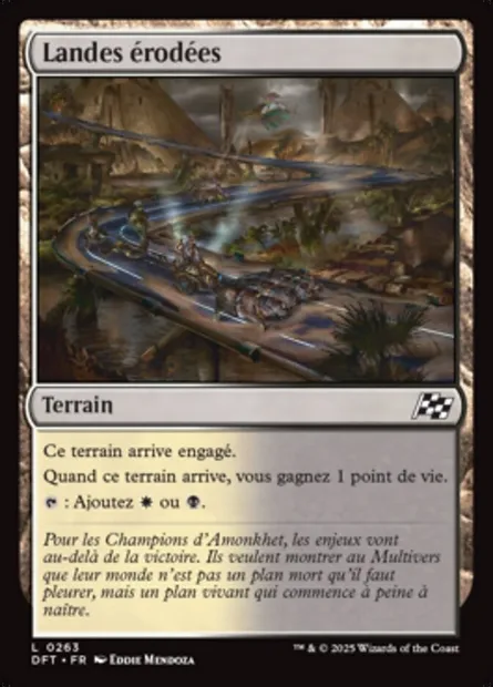Landes érodées, carte Magic DFT 263 — extension Aetherdrift