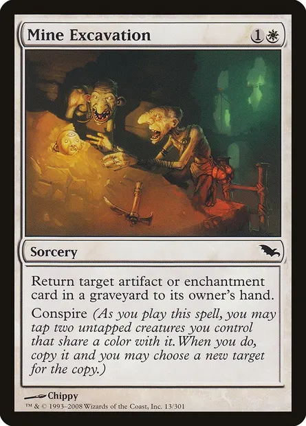Mine Excavation, Magic card SHM 13 — Shadowmoor set