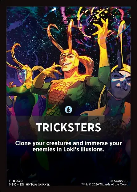 Tricksters, Magic card FMSC 30 — Marvel Super Heroes Jumpstart Front Cards set