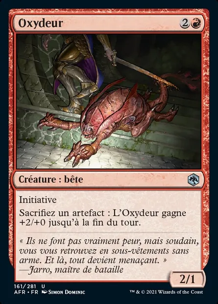 Oxydeur, carte Magic AFR 161 — extension Forgotten Realms: Aventures dans les Royaumes Oubliés