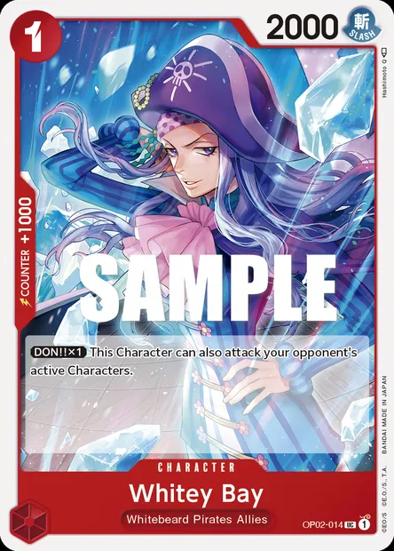 Whitey Bay, carte One Piece OP02-014 — extension PARAMOUNT WAR