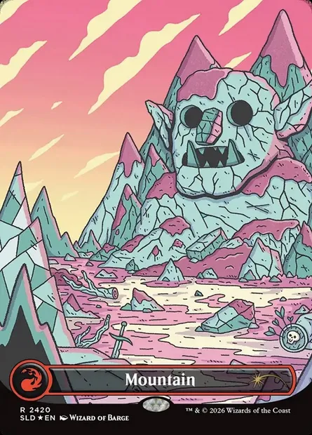 Montagne, carte Magic SLD 2420 — extension Secret Lair Drop
