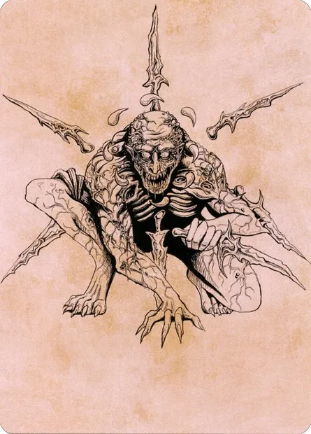 Bhaal, Lord of Murder // Bhaal, Lord of Murder, Magic card ACLB 63 — Battle for Baldur's Gate Art Series set