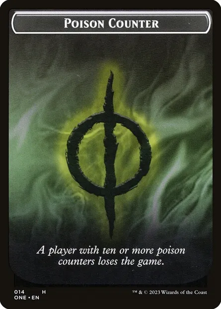 Poison Counter, carte Magic TONE 14 — extension Phyrexia: All Will Be One Tokens