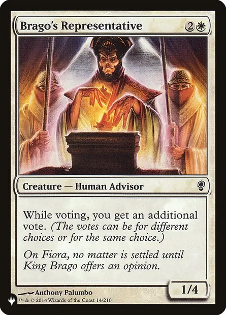 Brago's Representative, Magic card PLST CNS-14 — The List set