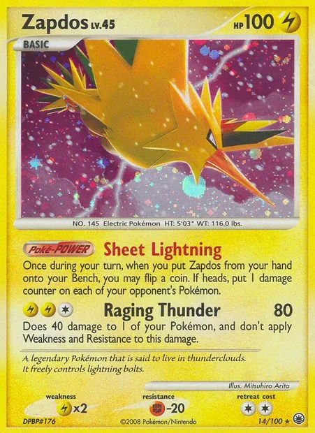 Electhor, carte Pokémon MD 14 — extension Aube Majestueuse