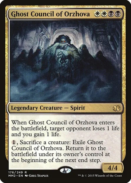 Conseil fantôme d'Orzhova, carte Magic MM2 176 — extension Modern Masters 2015