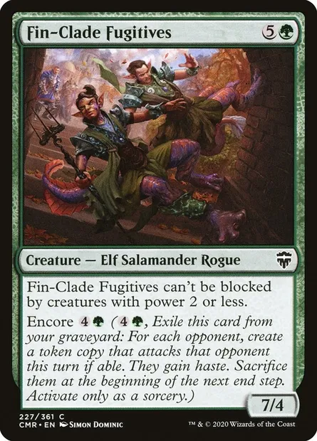 Fin-Clade Fugitives, Magic card CMR 227 — Commander Legends set