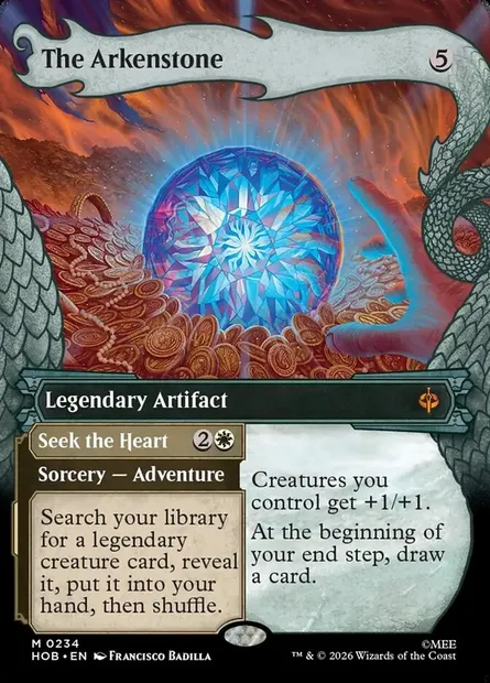 The Arkenstone // Seek the Heart, Magic card HOB 234 — The Hobbit set