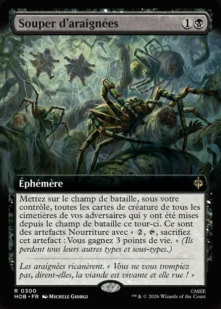 Souper d'araignées, carte Magic HOB 300 — extension The Hobbit