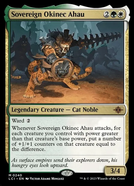 Sovereign Okinec Ahau, Magic card LCI 240 — The Lost Caverns of Ixalan set